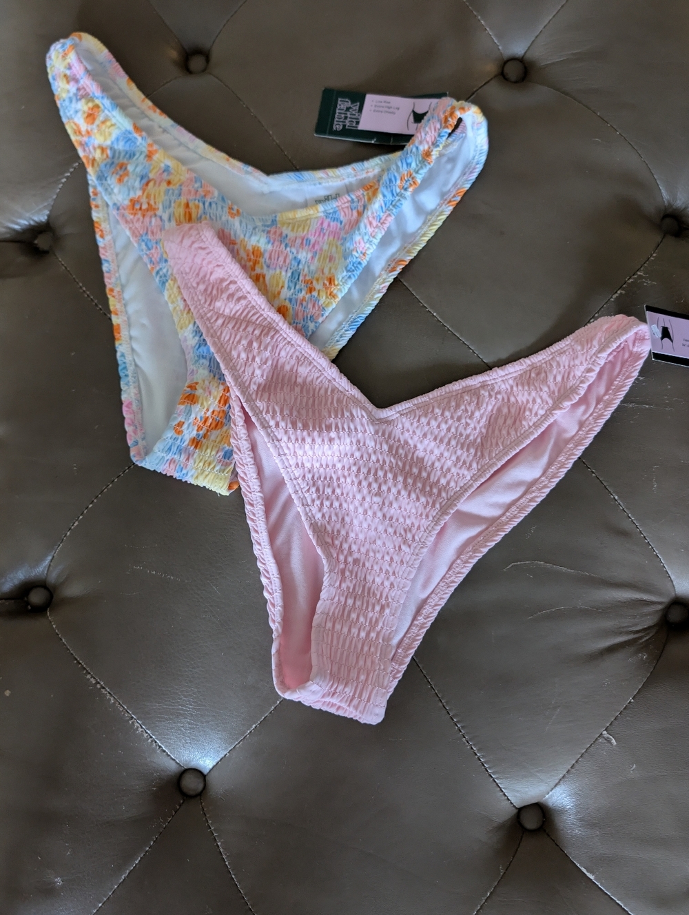 WILD FABLE Women's 2 Piece Bikini Bottoms Size M PINK